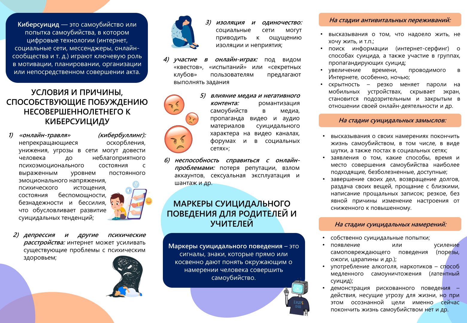 Маркеры киберсуицидов